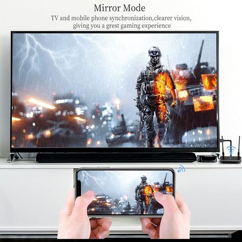 Wireless hdmi Transmitter and Receiver 4K Kit.Two Transmitter Farthest Matching Distance 165FT/50M 5G Video/Audio HDMI Wireless Extender Kit for Laptop,Camera,PC,PS5,Netfix to Monitor,Television in Saudi Arabia