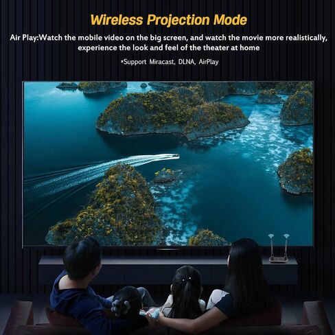 Wireless hdmi Transmitter and Receiver 4K Kit.Two Transmitter Farthest Matching Distance 165FT/50M 5G Video/Audio HDMI Wireless Extender Kit for Laptop,Camera,PC,PS5,Netfix to Monitor,Television in Saudi Arabia