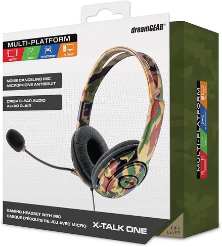 dreamGEAR X-Talk One Wired Headset with Microphone for Xbox One - Xbox One (Black) in Kuwait