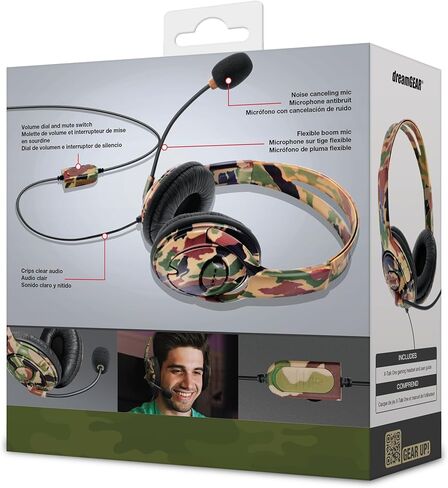 dreamGEAR X-Talk One Wired Headset with Microphone for Xbox One - Xbox One (Black) in Kuwait