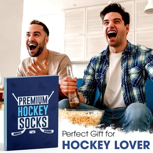 Funny Hockey Socks - Perfect Hockey Gifts - Field Sport Socks for Players and Fans, Christmas Gifts Stocking Stuffers in Saudi Arabia