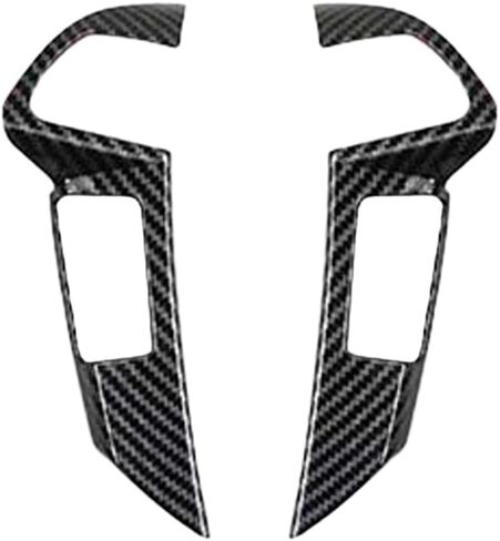 Carbon Fiber Style Steering Wheel Trim Cover Frame ABS Decal Interior Moulding AccessoriesFit for Honda Accord 2008 2009 2010 2011 2012 (No Button) in Kuwait