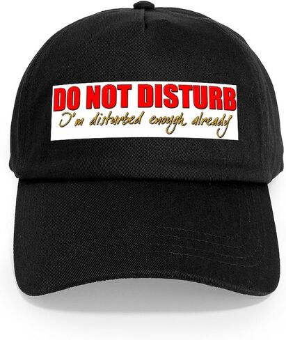 قبعة CafePress Do Not Disturb قبعة بيسبول قابلة للتعديل in Saudi Arabia