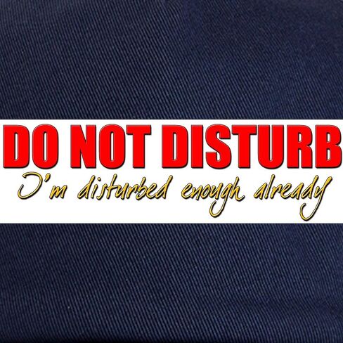 قبعة CafePress Do Not Disturb قبعة بيسبول قابلة للتعديل in Saudi Arabia