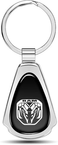 صورة iPick لسلسلة مفاتيح RAM 2019 ذات القبة المعدنية السوداء على شكل دمعة in Saudi Arabia