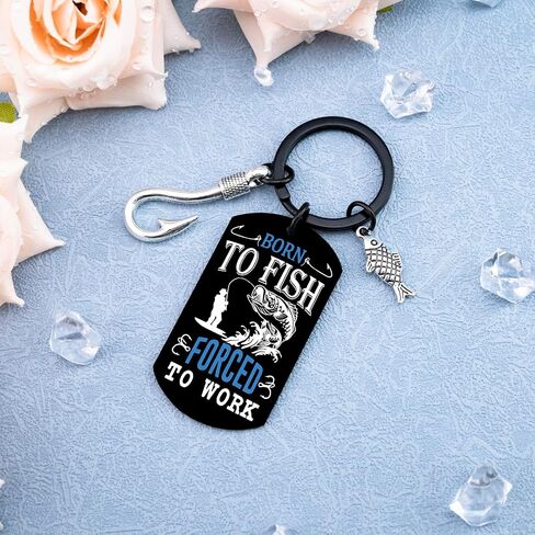Fishing Gifts for Men Fisherman Gifts for Men Fishing Keychain Fathers Day Fish Keychain for Fish Lovers in Saudi Arabia