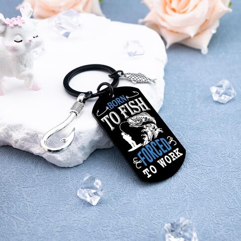 Fishing Gifts for Men Fisherman Gifts for Men Fishing Keychain Fathers Day Fish Keychain for Fish Lovers in Saudi Arabia
