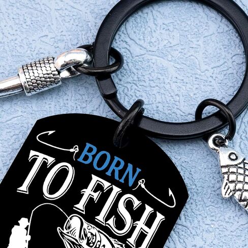 Fishing Gifts for Men Fisherman Gifts for Men Fishing Keychain Fathers Day Fish Keychain for Fish Lovers in Saudi Arabia
