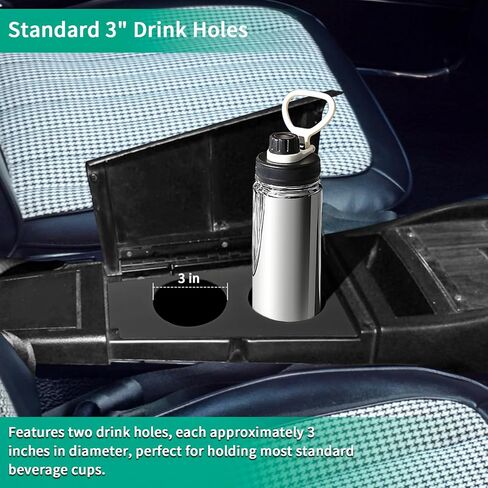 Water Cup Holder for Chevrolet Camaro 1968-1969, Steel Cup Holder Insert for Camaro for Center Console Black in Saudi Arabia