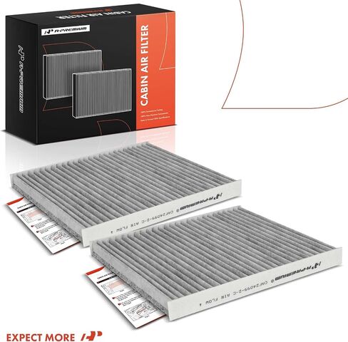 A-Premium 2-PC Cabin Air Filter with Activated Carbon Compatible with Nissan LEAF 2023, 370Z 2009-2020, ARIYA Z 2023-2025 in Saudi Arabia