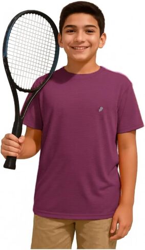 تي شيرتات Matchpoint Kids للأداء الرياضي مع خطوط، ملابس نشطة لرياضات المضرب in Saudi Arabia