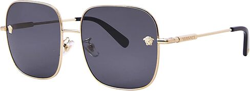 Versace Sunglasses VE 2246 D 100287 Gold Dark Grey in Saudi Arabia