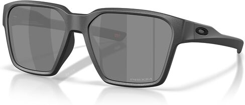 Oakley Men's OO9497 Briza Square Sunglasses, Steel/Prizm Black Iridium, 58 mm in Saudi Arabia