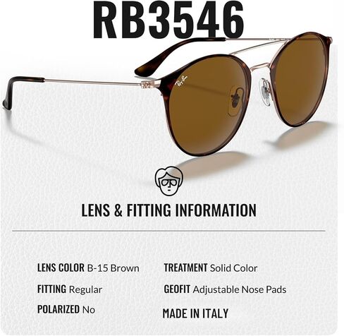 Ray-Ban RB3546 Phantos Shaped Sunglasses for Men & Women with Official RAYBAN Eyewear Kit in Saudi Arabia