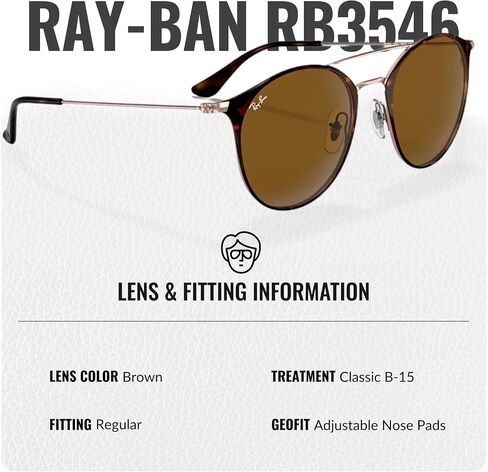 Ray-Ban RB3546 Phantos Shaped Sunglasses for Men & Women with Official RAYBAN Eyewear Kit in Saudi Arabia