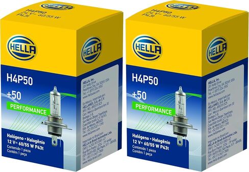 HELLA H4P50 +50 Performance Bulb, 12V, 60/55W in Saudi Arabia