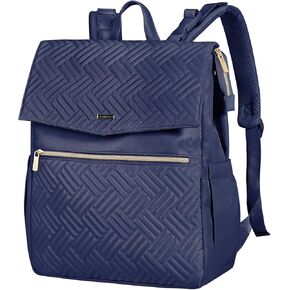 حقيبة ظهر للحفاضات من LANDICI، حقائب حفاضات أطفال متعددة الوظائف مقاومة للماء مع وسادة تغيير وأشرطة عربة الأطفال وحجرة كمبيوتر محمول مقاس 14 بوصة، حقيبة ظهر أنيقة لأساسيات السفر للأم والأب، مشمش in Kuwait