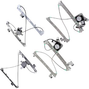 A Set of 4 Side Power Window Regulators with Motor fits for GMC Yukon 2000-2006,for GMC Yukon XL 1500 2000-2006,for GMC Yukon XL 2500 2000-2006 741-644 741-645 741-578 741-579 in Saudi Arabia
