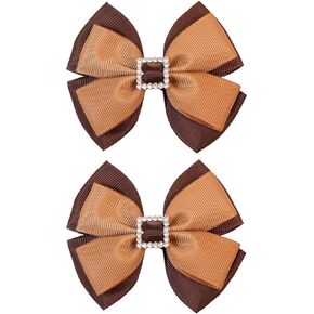 مشبك شعر على شكل يقطينة الهالوين للفتيات دبوس شعر على شكل فيونكة شعر للهالوين إكسسوارات شعر للنساء والأطفال الصغار WJR39 (تركيا بنية) in Kuwait