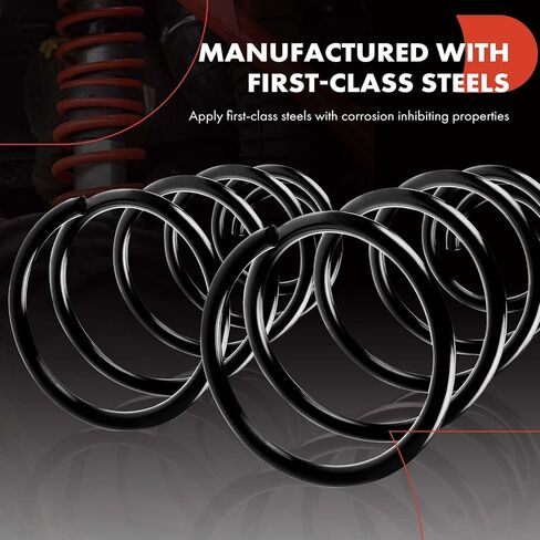 A-Premium 2Pcs Front Suspension Coil Spring Set Compatible with Nissan Sentra 2007-2012 2.0L 2.5L, Driver and Passenger Side, Replace# 54010ET00A in Saudi Arabia