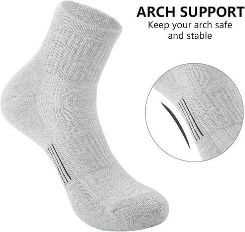 Ankle Socks Womens Cotton Athletic Cushioned Running Socks in Saudi Arabia