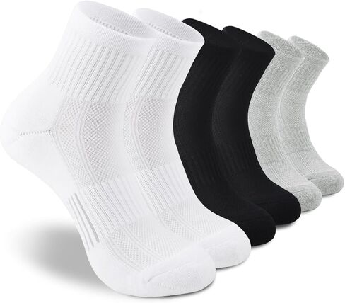 Ankle Socks Womens Cotton Athletic Cushioned Running Socks in Saudi Arabia