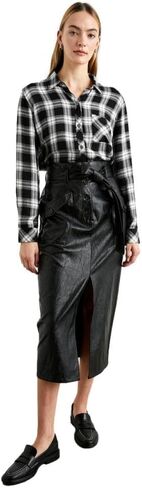 Rails Women's Hunter Shirt, Midnight Snow (Small) in Saudi Arabia