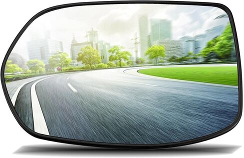 Driver Side Heated Mirror Glass Fit for Honda CRV 2007 2008 2009 2010 2011, Left Side Rear View Mirror Glass with Rear Holder in Saudi Arabia