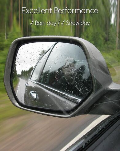 Driver Side Heated Mirror Glass Fit for Honda CRV 2007 2008 2009 2010 2011, Left Side Rear View Mirror Glass with Rear Holder in Saudi Arabia