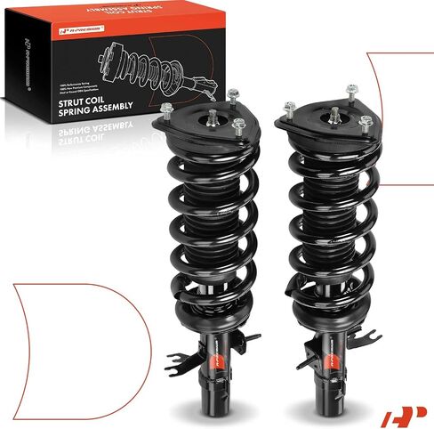 مجموعة دعامة أمامية كاملة ونوابض ملفوفة من A-Premium متوافقة مع سيارة Infiniti [AWD] G25 2011-2012، G35 2007-2008، G37 2009-2013، Q40 2015، مجموعة من قطعتين in Saudi Arabia