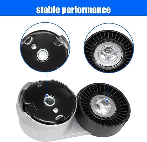 Belt Tensioner and Idler Pulley and Serpentine Belt Kit Fit for 2012-2014 Chrysler 200,for 2011-2016 Town & Country for Dodge Avenger Grand Caravan Journey Ram C/V 2011-2019 Replace 90K-39282D in Saudi Arabia