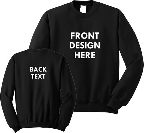 INK STITCH Unisex Custom Printing Logo Text Design Your Own Crewneck Sweatshirts in Kuwait