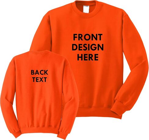 INK STITCH Unisex Custom Printing Logo Text Design Your Own Crewneck Sweatshirts in Kuwait