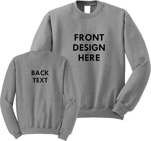 INK STITCH Unisex Custom Printing Logo Text Design Your Own Crewneck Sweatshirts in Kuwait