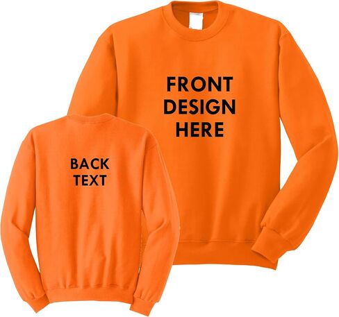 INK STITCH Unisex Custom Printing Logo Text Design Your Own Crewneck Sweatshirts in Kuwait