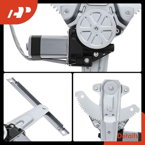 A-Premium Electric Power Window Regulator with Motor Compatible with Nissan Versa 2012-2024, Rear Left Driver Side in Saudi Arabia