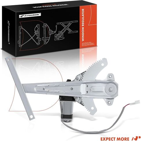 A-Premium Electric Power Window Regulator with Motor Compatible with Nissan Versa 2012-2024, Rear Left Driver Side in Saudi Arabia
