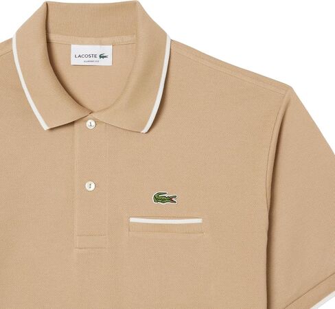 Lacoste Men's Classic Fit Pocket Accent L.12.12 Polo Shirt in Kuwait