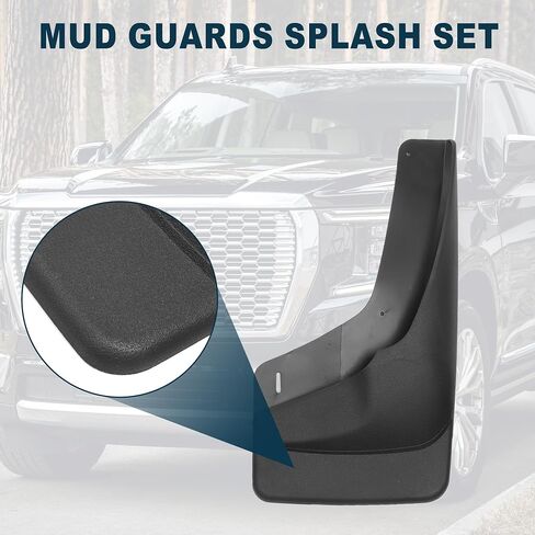 Mud Flap Splash Guard for Chevrolet Avalanche 2500 2002-2006 Durable | Front & Rear Side Mudflaps with Mount Accessor 1 Set in Saudi Arabia