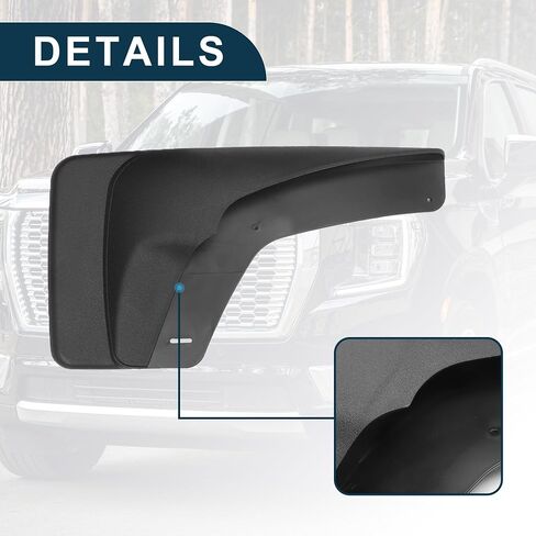 Mud Flap Splash Guard for Chevrolet Avalanche 2500 2002-2006 Durable | Front & Rear Side Mudflaps with Mount Accessor 1 Set in Saudi Arabia
