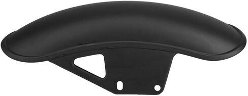 Qiilu Replacement Motorcycle Front Mudguard, Motorcycle Front Fender Mud Flap Guard Fairing Mudguard Cover for Suzuki GN125 GN250(Black) in Saudi Arabia