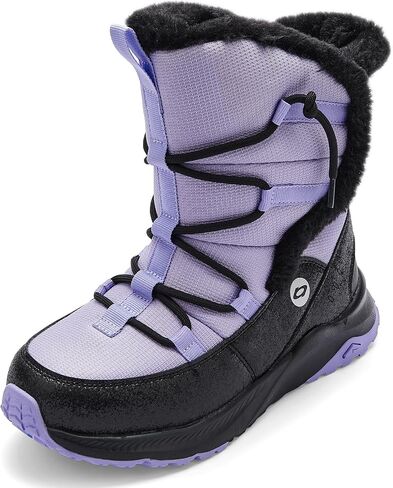 Balabala Kids Snow Boots Girls Winter Boots Girls and Boys Snow Boots Outdoor Anti-Slip Warm Faux Fur Shoes Hiking Boots in Saudi Arabia