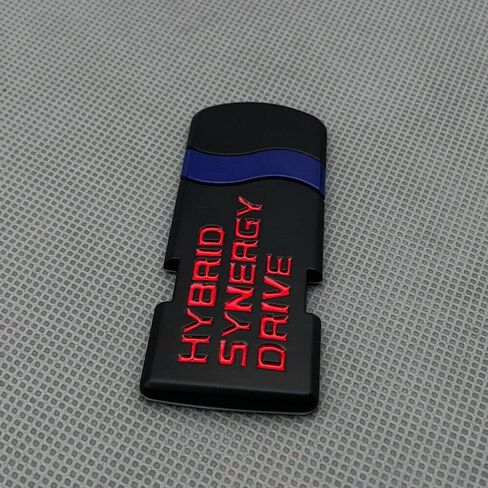 شعار شارة Hybrid Synergy Drive لرفرف السيارة الخلفي للسيارات العالمية (أحمر) in Saudi Arabia