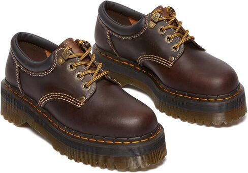 Dr. Martens 8053 Quad - Shoes for Women - Leather Upper - Padded Collar - PVC Midsole - Air-Cushioned Outsole Vintage Taupe UK 10 (US Men's 11, Women's 12) Medium in Saudi Arabia