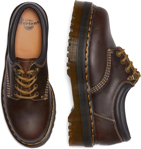 Dr. Martens 8053 Quad - Shoes for Women - Leather Upper - Padded Collar - PVC Midsole - Air-Cushioned Outsole Vintage Taupe UK 10 (US Men's 11, Women's 12) Medium in Saudi Arabia