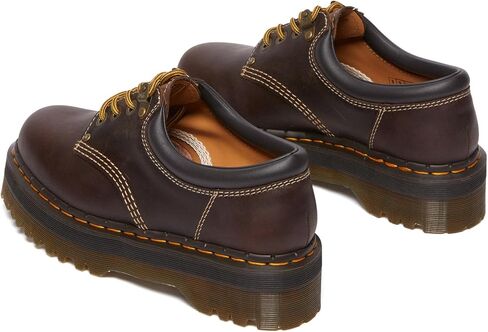 Dr. Martens 8053 Quad - Shoes for Women - Leather Upper - Padded Collar - PVC Midsole - Air-Cushioned Outsole Vintage Taupe UK 10 (US Men's 11, Women's 12) Medium in Saudi Arabia