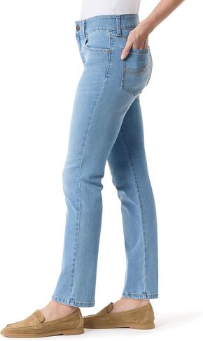 Gloria Vanderbilt Womens Tummy Sculpt Front Zip Straight Leg Jean Standard in Saudi Arabia