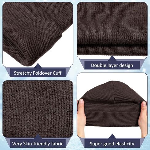 SATINIOR 56 Pieces Bulk Winter Beanies Gloves Set Touchscreen Gloves Hats Combo Pack for Winter Homeless Men Women in Saudi Arabia