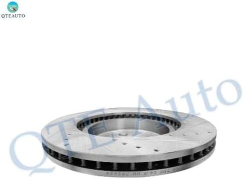 PM Auto Front 320mm Drilled Slotted Disc Brake Rotors Replacement For 2009-2020 Dodge Challenger, Automotive Replacement Brake Rotors in Saudi Arabia
