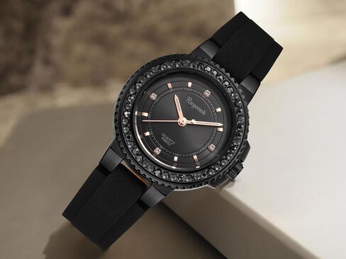 Women's Watch,Crystal Bezel,Quartz Watch for Ladies Female Bling Rhinestone Variety Colors Waterproof Analog Wrist Watches in Saudi Arabia